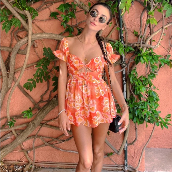 Floral Pink Romper/Dress 🌸 - Picture 10 of 10